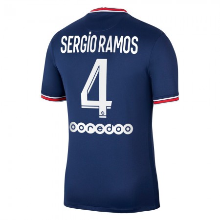 Billiga Fotbollströjor Paris Saint-Germain Sergio Ramos 4 Hemma tröja 2021/22 Kortärmad